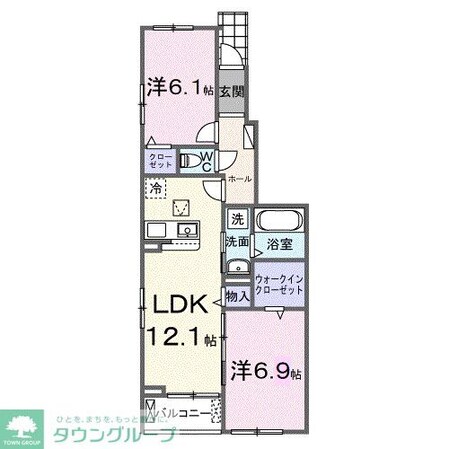 メゾン ミモザVの物件間取画像